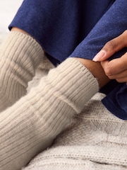 Cream Premium Ankle Socks 1 Pack Containing Cashmere - Image 2 of 5