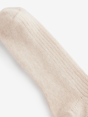 Cream Premium Ankle Socks 1 Pack Containing Cashmere - Image 5 of 5