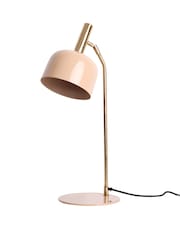 Leitmotiv Soft Brown Smart Enamel Table Lamp - Image 1 of 4
