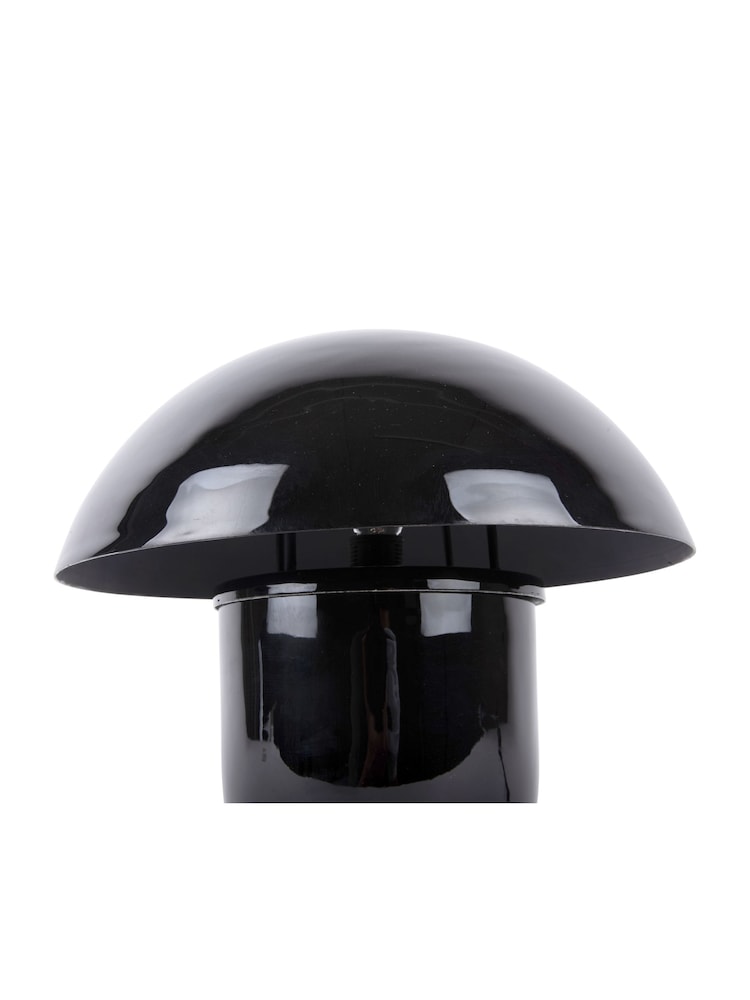 Leitmotiv Black Fat Mushroom Table Lamp - Image 3 of 3