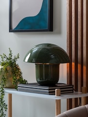 Leitmotiv Jungle Green Fat Mushroom Table Lamp - Image 1 of 3