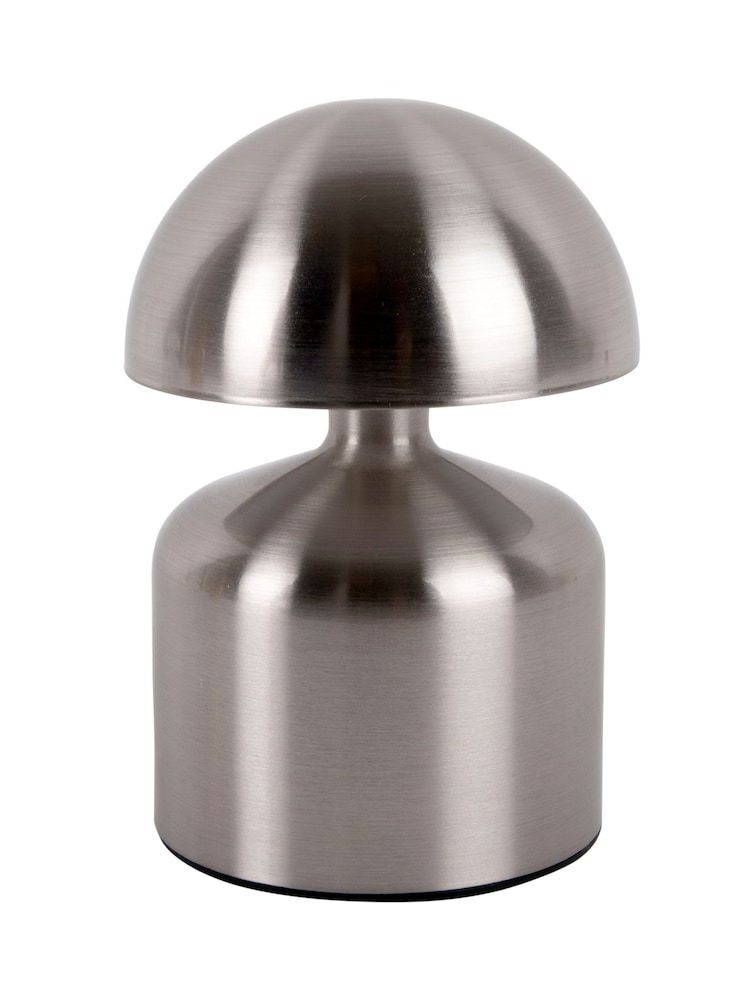 Leitmotiv Brushed Nickel Impetu LED Rechargeable Table Lamp - Image 2 of 6