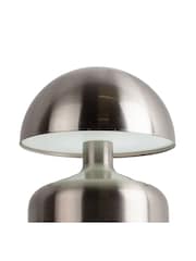 Leitmotiv Brushed Nickel Impetu LED Rechargeable Table Lamp - Image 4 of 6
