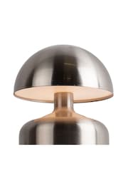 Leitmotiv Brushed Nickel Impetu LED Rechargeable Table Lamp - Image 5 of 6