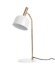 Leitmotiv White Smart Enamel Table Lamp - Image 1 of 3