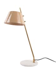 Leitmotiv Soft Brown Savvy Enamel Table Lamp - Image 2 of 3