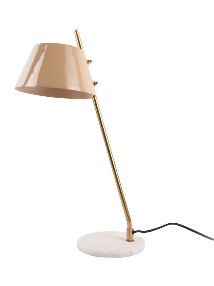 Leitmotiv Soft Brown Savvy Enamel Table Lamp - Image 2 of 3