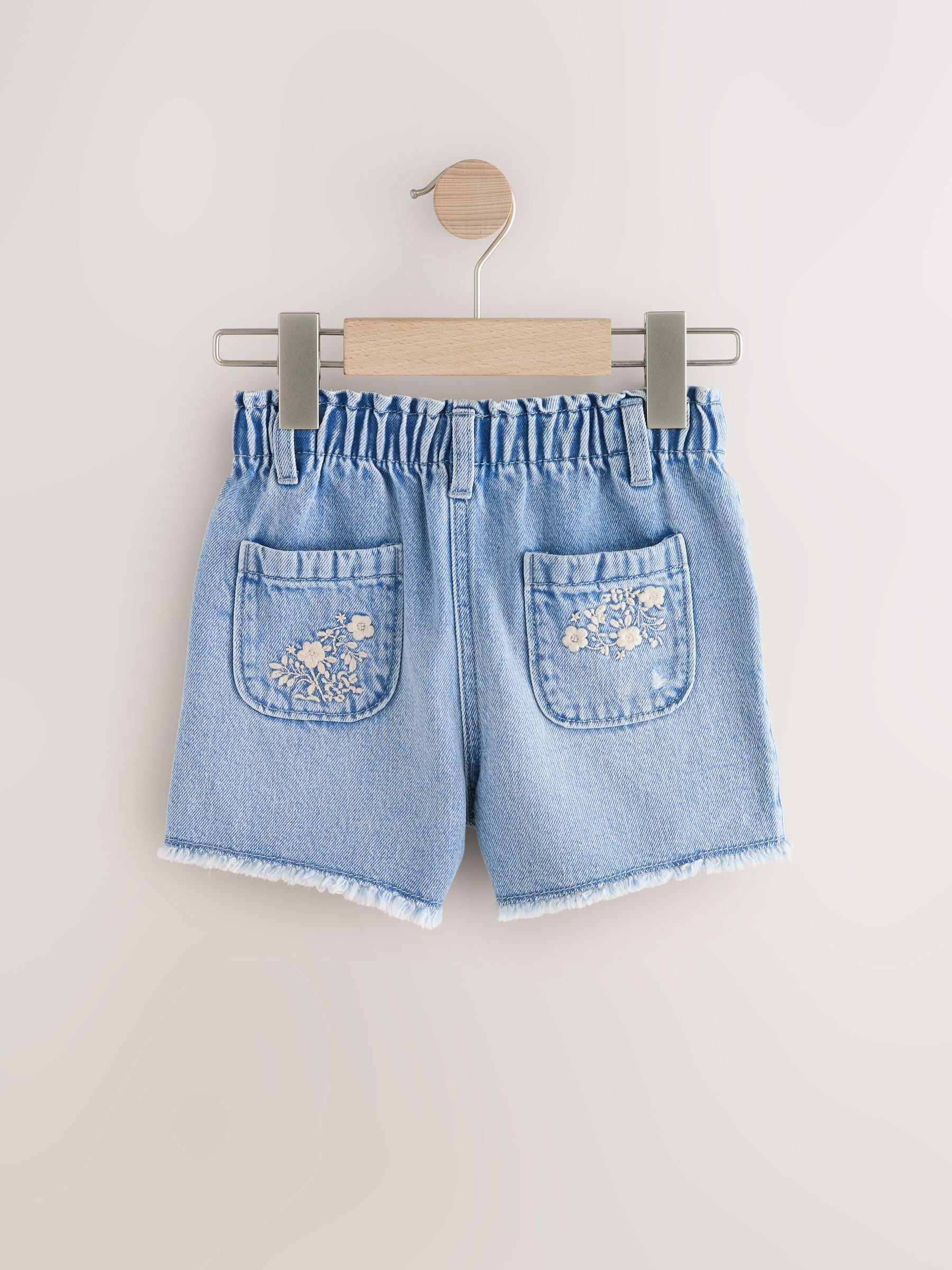 TINY COTTONS デニムショートパンツ 2y Tiny Cottons プリント デニム
