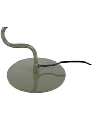 Leitmotiv Jungle Green Twist Enamel Table Lamp - Image 4 of 4