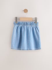 Denim Pinstripe 100% Cotton Skirt (3mths-7yrs) - Image 6 of 9