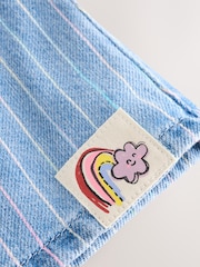 Denim Pinstripe 100% Cotton Skirt (3mths-7yrs) - Image 9 of 9