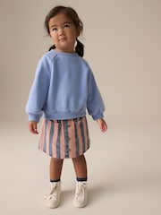 Denim Pink 100% Cotton Stripe Skirt (3mths-7yrs) - Image 2 of 8