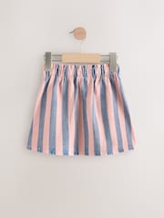 Denim Pink 100% Cotton Stripe Skirt (3mths-7yrs) - Image 6 of 8
