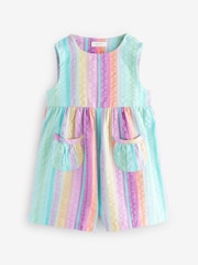 Rainbow 100% Cotton Sleeveless Playsuit (3mths-7yrs) - Image 4 of 7