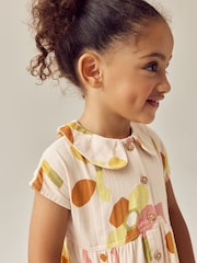 Yellow Shirt Collar 100% Cotton Playsuit (3mths-7yrs) - Image 2 of 7
