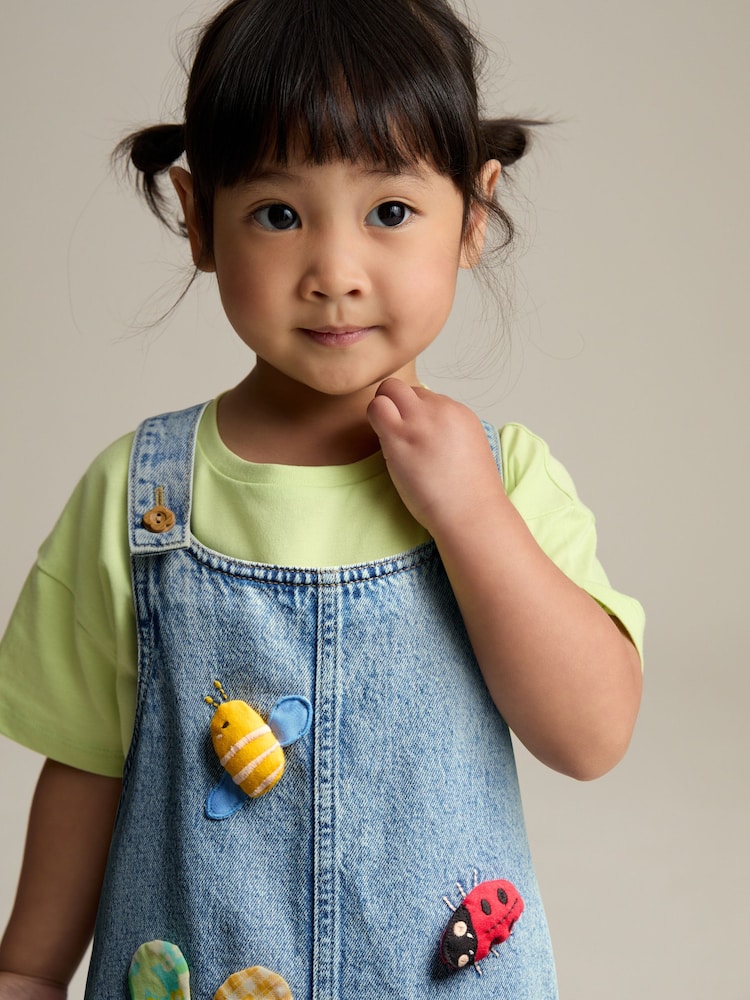 Denim Dungaree and T-Shirt (3mths-7yrs) - Image 3 of 9
