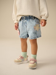 Denim 100% Cotton Bunny Shorts (3mths-7yrs) - Image 1 of 8