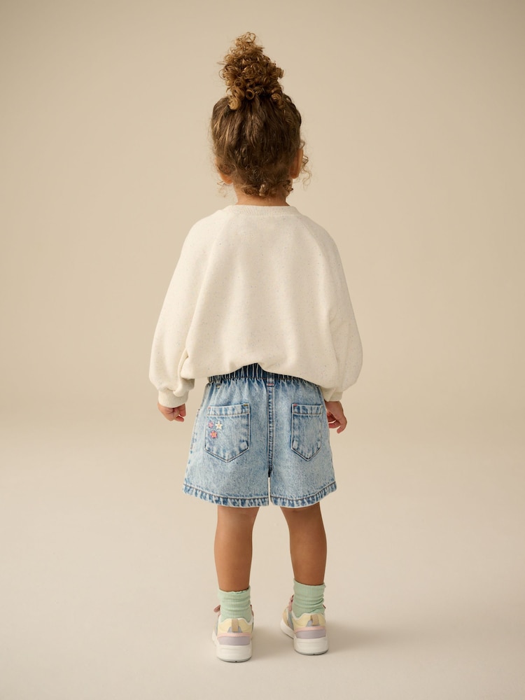 Denim 100% Cotton Bunny Shorts (3mths-7yrs) - Image 3 of 8