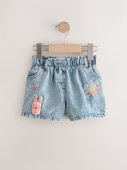 Denim 100% Cotton Bunny Shorts (3mths-7yrs) - Image 5 of 8