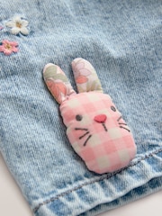Denim 100% Cotton Bunny Shorts (3mths-7yrs) - Image 8 of 8