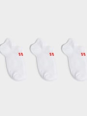 Sweaty Betty White Lightweight Trainer Socks 3 Pack - Image 1 of 1