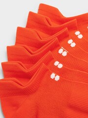 Sweaty Betty Orange Lightweight Trainer Socks 3 Pack - Image 2 of 2