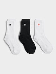 Sweaty Betty Black Chrome Essentials Socks 3 Pack - Image 1 of 2