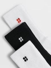 Sweaty Betty Black Chrome Essentials Socks 3 Pack - Image 2 of 2