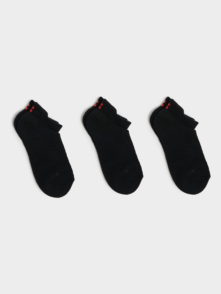 črna - Sweaty Betty Vadba Trenerji nogavice 3 komplet - Slika 1 iz 1