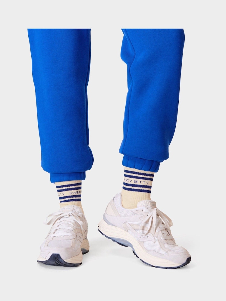 Sweaty Betty Black Varsity Slogan Socks - Image 2 of 2 Sweaty Betty Black Varsity Slogan Socks - Image 2 of 2