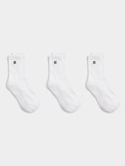 Sweaty Betty White Essentials Socks 3 Pack - Image 1 of 2