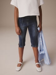 Mid Blue Denim Capri Jeans (3-16yrs) - Image 1 of 8