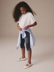 Mid Blue Denim Capri Jeans (3-16yrs) - Image 2 of 8