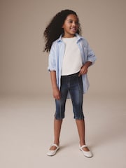 Mid Blue Denim Capri Jeans (3-16yrs) - Image 3 of 8
