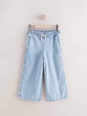 Mid Blue Denim Pull On Wide Leg Jeans (3-16yrs) - Image 6 of 8