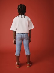 Light Blue Denim Capri Jeans (3-16yrs) - Image 2 of 6