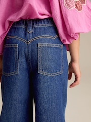 Dark Inky Wash Wide Leg Jeans (3-16yrs) - Image 4 of 9