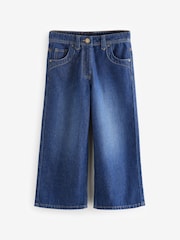 Dark Inky Wash Wide Leg Jeans (3-16yrs) - Image 5 of 9