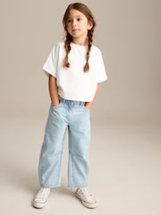 Stripe Volume Barrel Jeans (3-16yrs) - Image 2 of 9