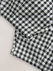 Black & White Gingham Barrel Leg Trousers (3-16yrs) - Image 8 of 9