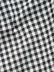 Black & White Gingham Barrel Leg Trousers (3-16yrs) - Image 9 of 9
