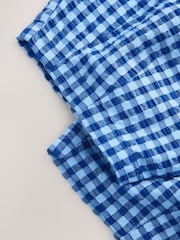 Blue Gingham Barrel Leg Trousers (3-16yrs) - Image 8 of 9