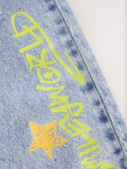 Denim SmileyWorld® 100% Cotton Dungarees (3-16yrs) - Image 10 of 10