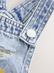 Denim SmileyWorld® 100% Cotton Dungarees (3-16yrs) - Image 9 of 10