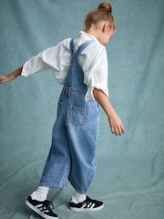 Denim Barrel 100% Cotton Dungarees (3-16yrs) - Image 3 of 4