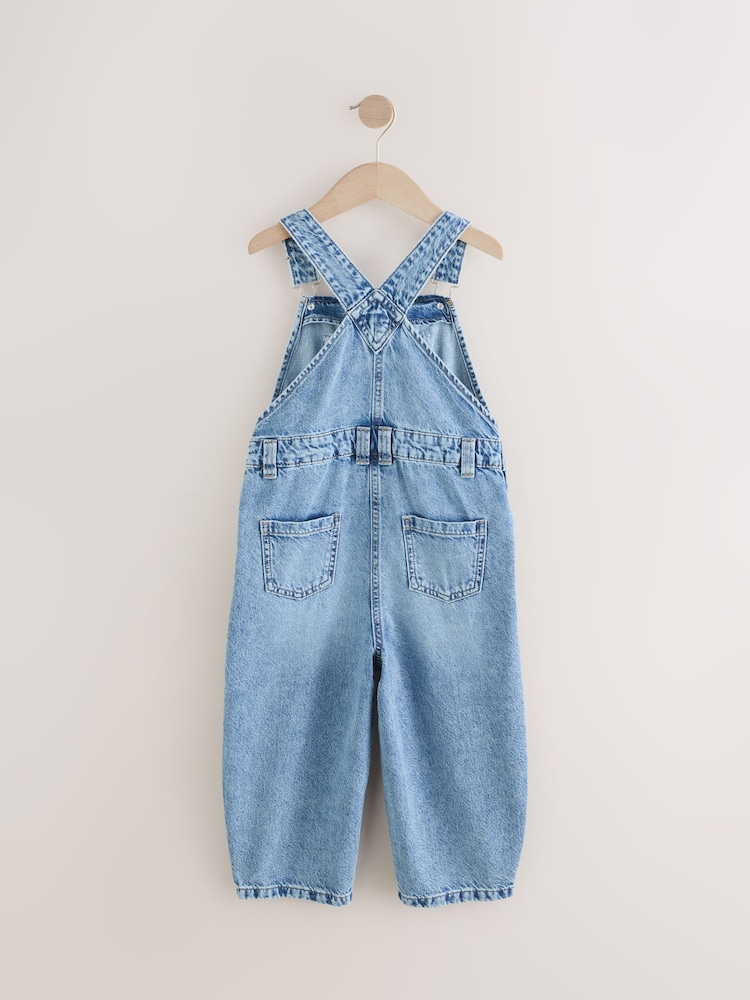 Buy Denim Barrel 100% Cotton Dungarees (3-16yrs) from Next USA