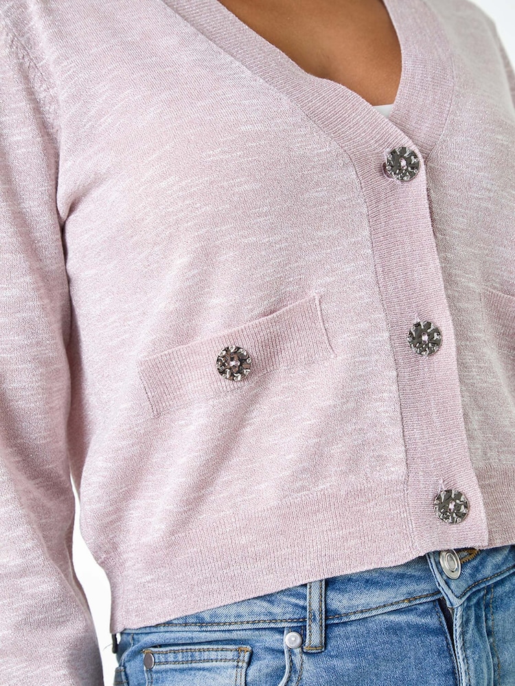 Roman Shimmer Diamante Button Cardigan - Imagen 5 de 5 Roman Shimmer Diamante Button Cardigan - Imagen 5 de 5
