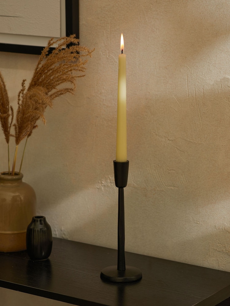 Black Metal Taper Candle Holder - Image 1 of 5