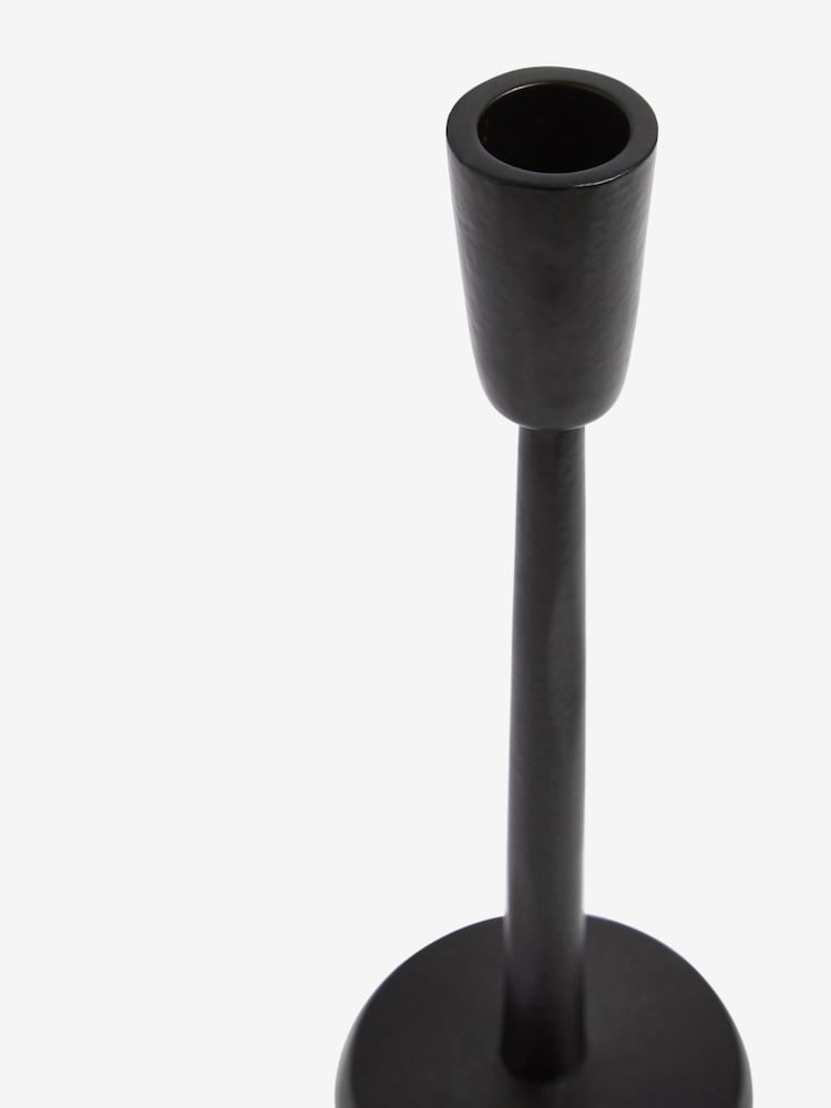 Black Metal Taper Candle Holder - Image 5 of 5