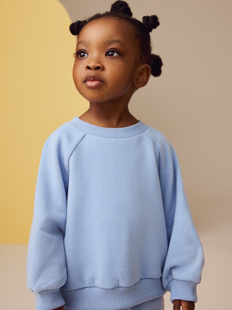 Blue Crew Sweatshirt (3mths-7yrs) - Image 1 of 9 Blue Crew Sweatshirt (3mths-7yrs) - Image 1 of 9